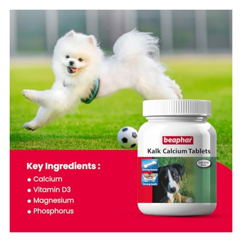 Beaphar Kalk Calcium Tablets for Dogs – 60 Tablets - Image 6