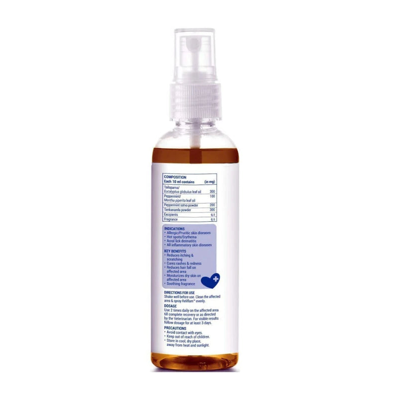 Natural Remedies Reliflam Itch Relief Spray 75ml for Dogs & Cats - Image 2