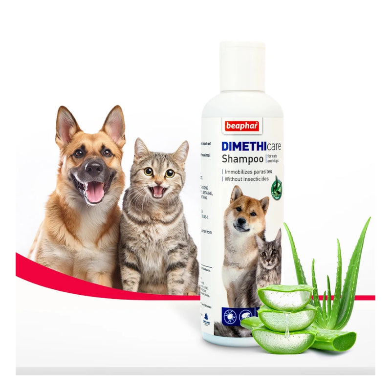 Beaphar Dimethicare Flea & Tick Shampoo for Dogs & Cats 200ml - Image 3