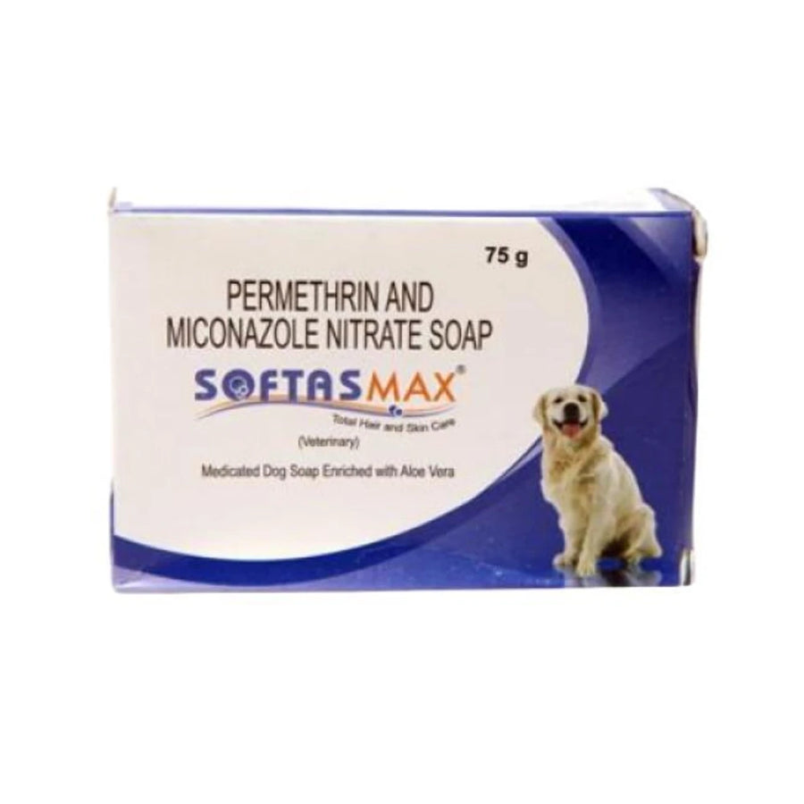 Intas Softas Max Anti-Tick & Antifungal Dog Soap 75g