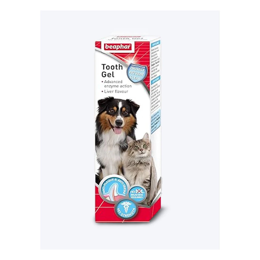 Beaphar Tooth Gel for Dogs & Cats 100g – No Brush Dental Care