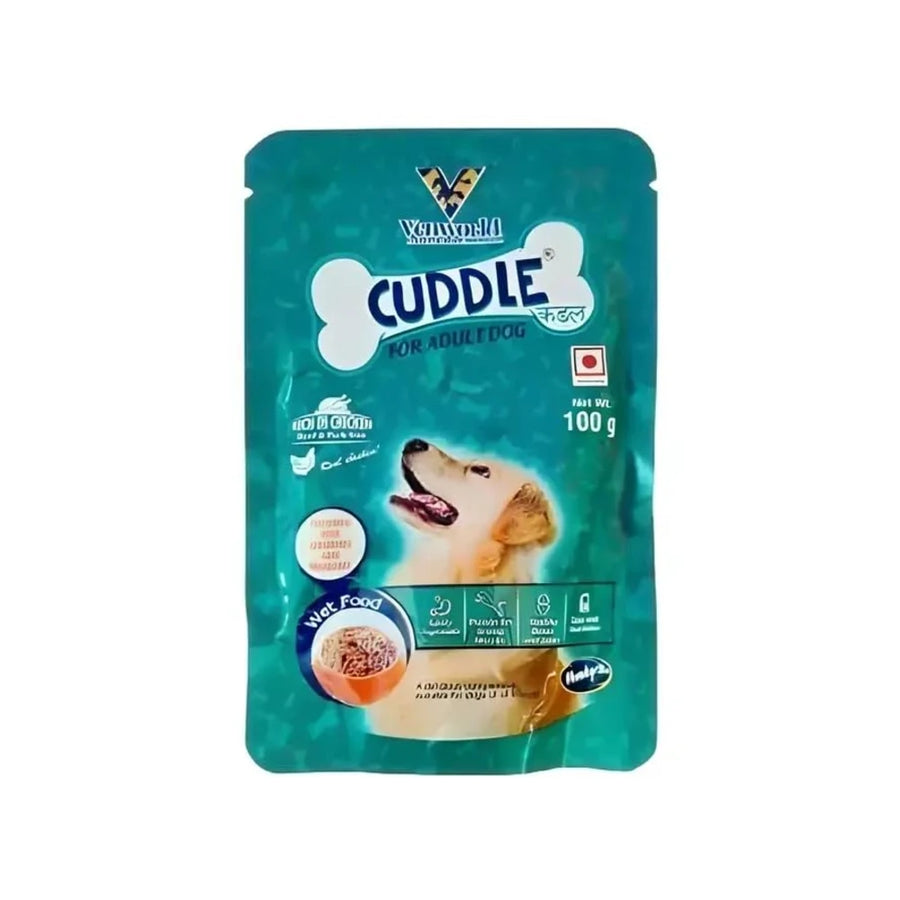 VENKYS Cuddle Adult Chicken Wet Dog Food 100 g