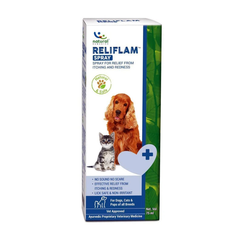 Natural Remedies Reliflam Itch Relief Spray 75ml for Dogs & Cats - Image 7