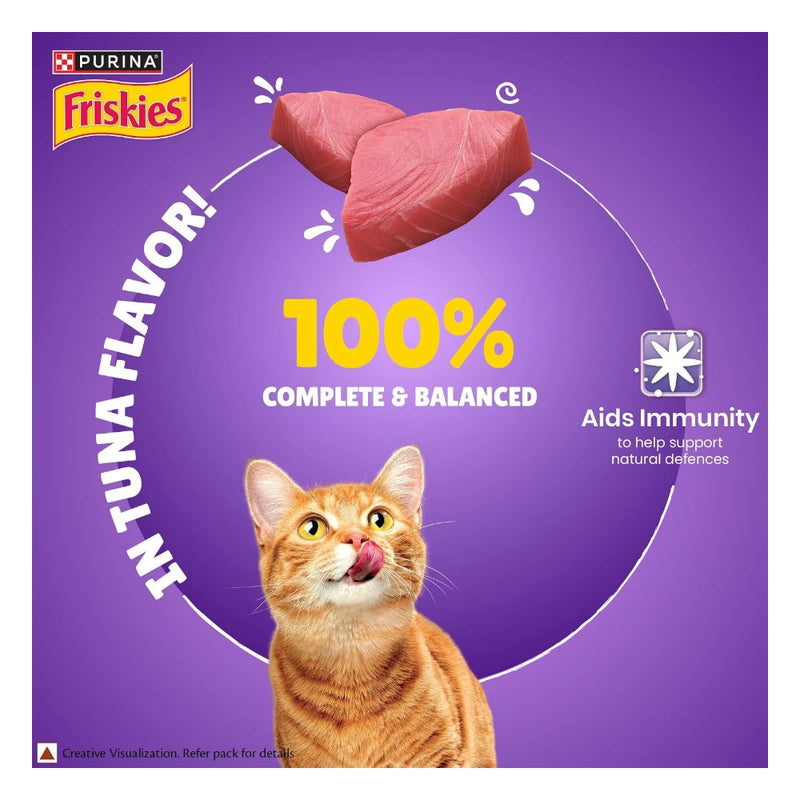 Purina Friskies Tuna Gravy-Licious, for Adult Cats, Pack of 12 (70gx12) - Image 4