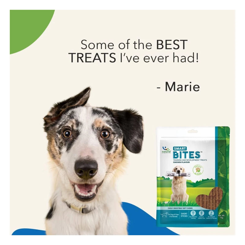 Natural Remedies Smart Bites Chicken Flavour Dog Treats 75g - Image 5