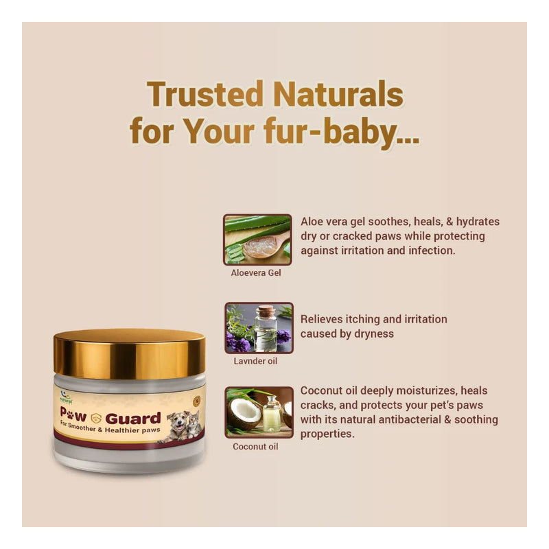 Natural Remedies Paw Guard Moisturizing Paw Balm 25g - Image 3