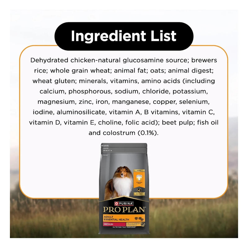 Purina Pro Plan Adult Medium Breed Dry Dog Food 1kg - Image 11