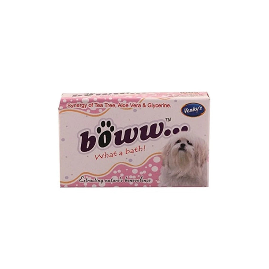 Venky's BOWW Tea Tree & Aloe Vera Pet Soap 75gm for Dogs & Cats