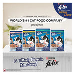 Purina Felix Tuna Gravy Lover, Wet Food for Adult Cats, Pack of 12 (12x70g) Photo 9