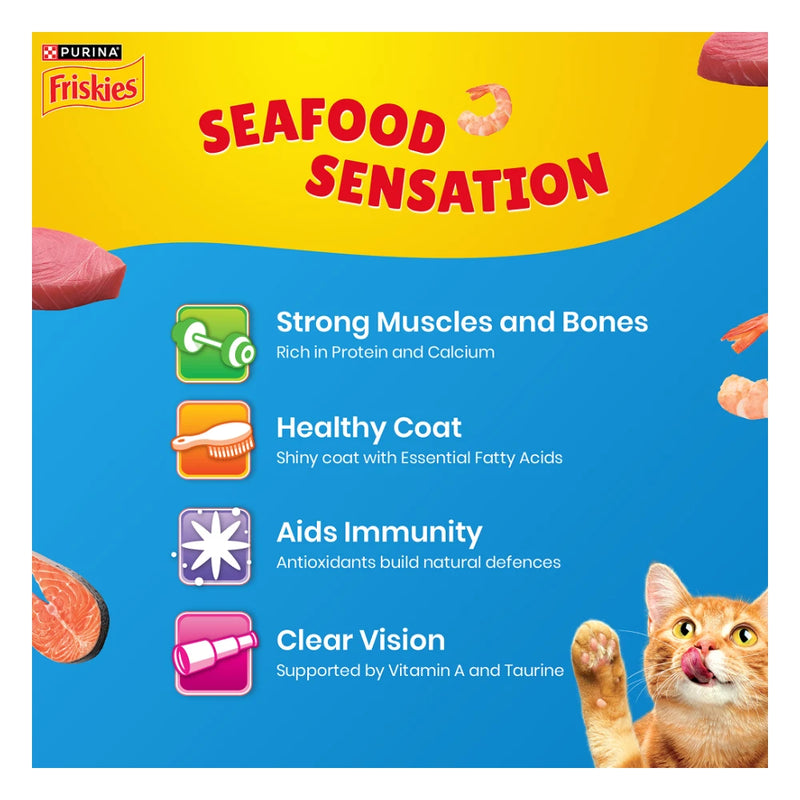 Purina Friskies Seafood Sensations Dry Cat Food 6kg - Image 6