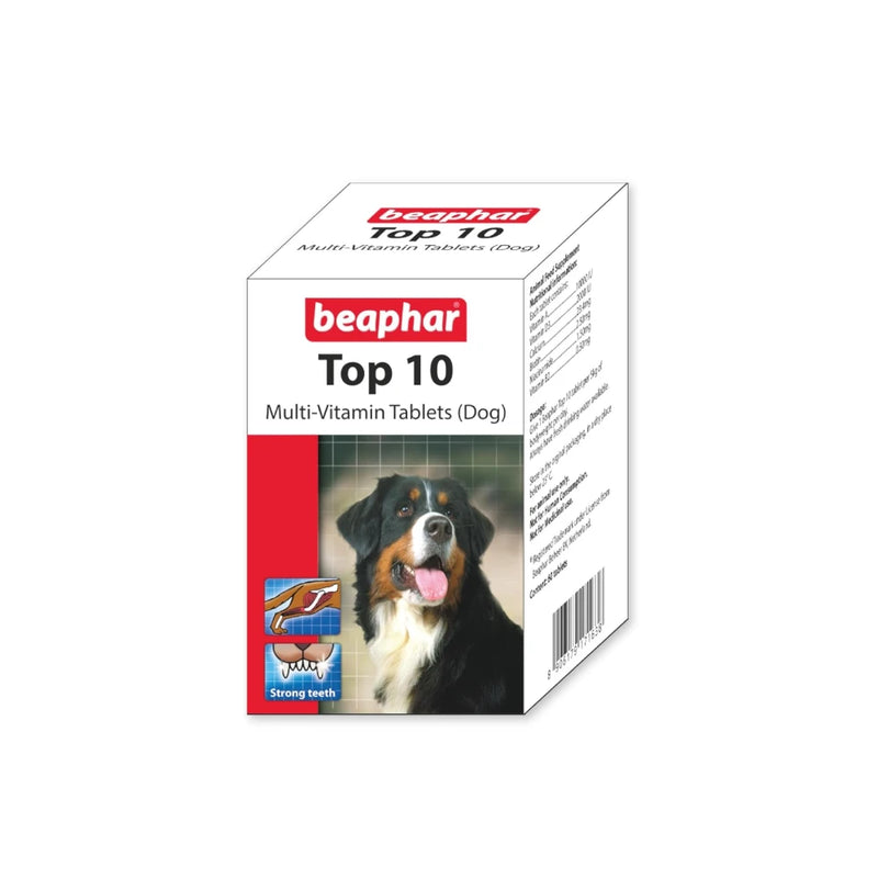 Beaphar Top 10 Multivitamin Tablets for Dogs – 60 Tablets - Image 2