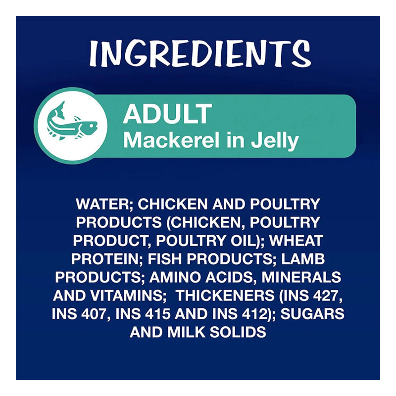 Purina Felix with Mackerel in Jelly, Pack of 12 Pouches - Image 5