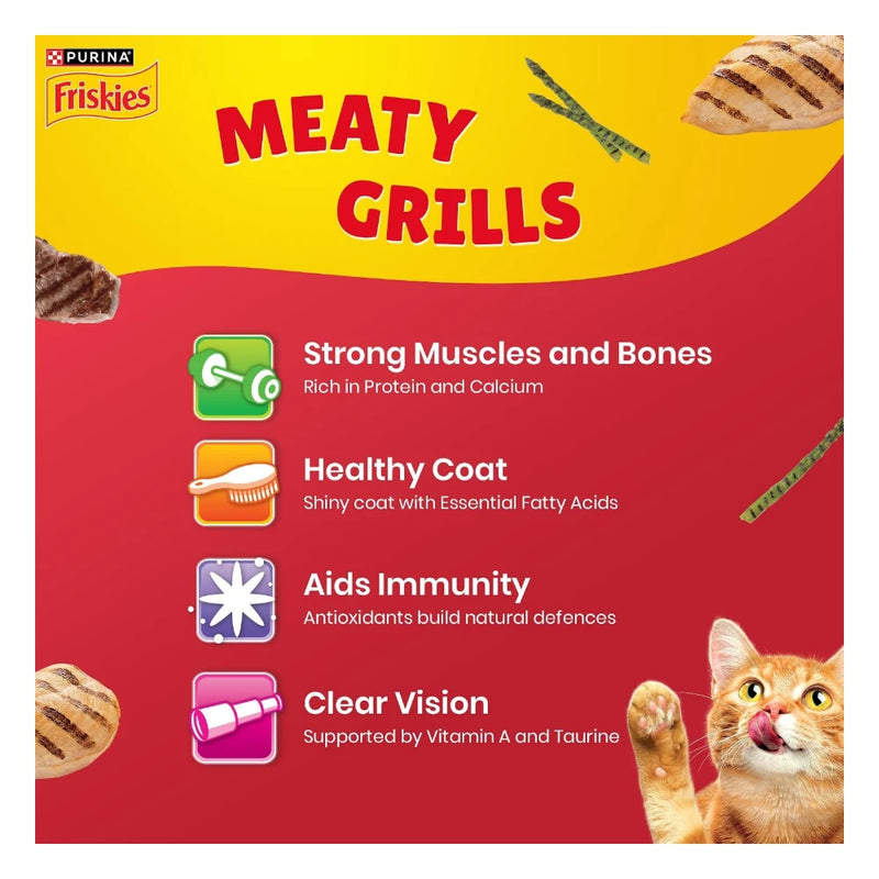 Purina Friskies Meaty Grills Adult Dry Cat Food 1kg - Image 7