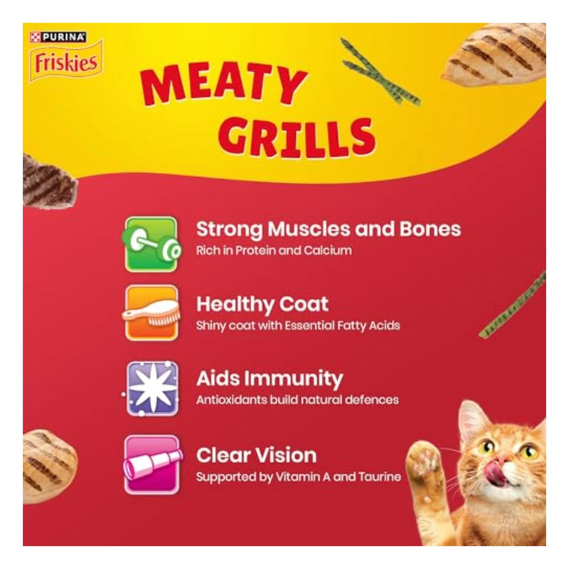 Purina Friskies Chicken & Meat Adult Dry Cat Food 10kg - Image 4