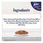 Purina Felix Salmon Gravy Lover, Wet Adult Cat Food, Pack of 12 (12x70g) Photo 10