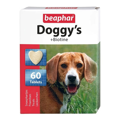 Beaphar Doggy’s + Biotine Skin & Coat Tablets for Dogs – 60 Tablets
