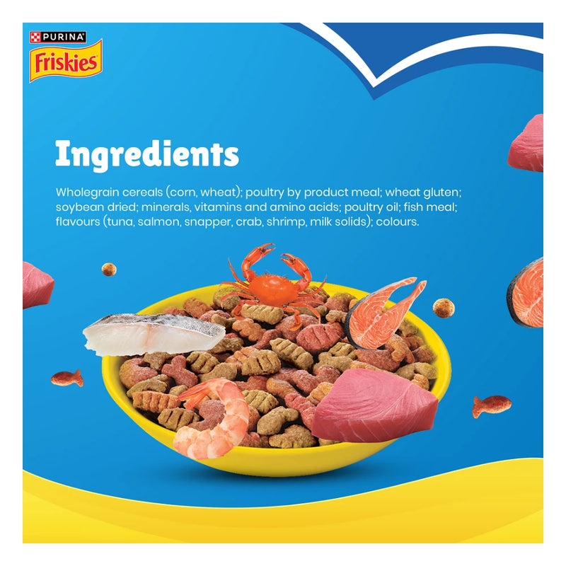Purina Friskies Seafood Sensations Dry Cat Food 6kg - Image 2