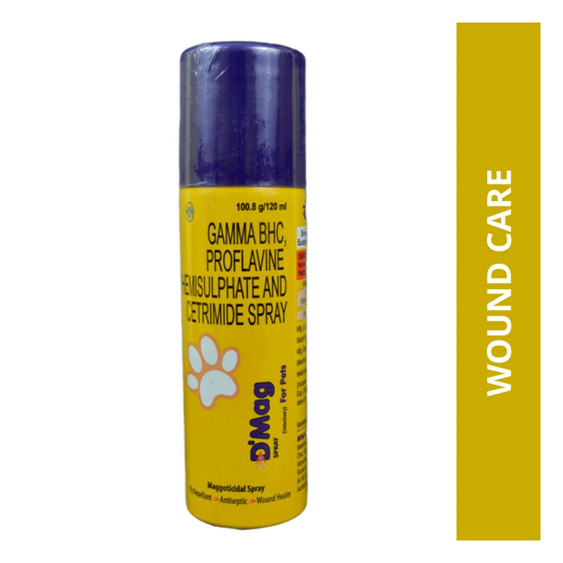 Intas D’ Mag Pet Wound Care Spray 120 ml - Image 2