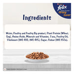 Purina Felix Tuna Gravy Lover, Wet Food for Adult Cats, Pack of 12 (12x70g) Photo 4