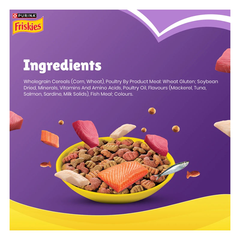 Purina Friskies Surfin' Favourites Adult Dry Cat Food 6kg - Image 3