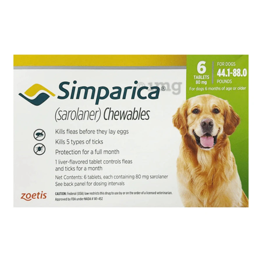 Simparica 80 mg | 6 chewables