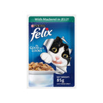 Purina Felix with Mackerel in Jelly, Pack of 12 Pouches Photo 2