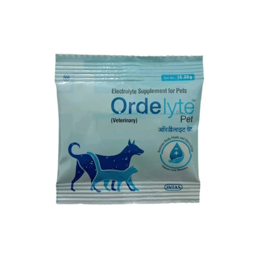 Intas Ordelyte Pet Oral Rehydration Electrolyte Powder 16.08g