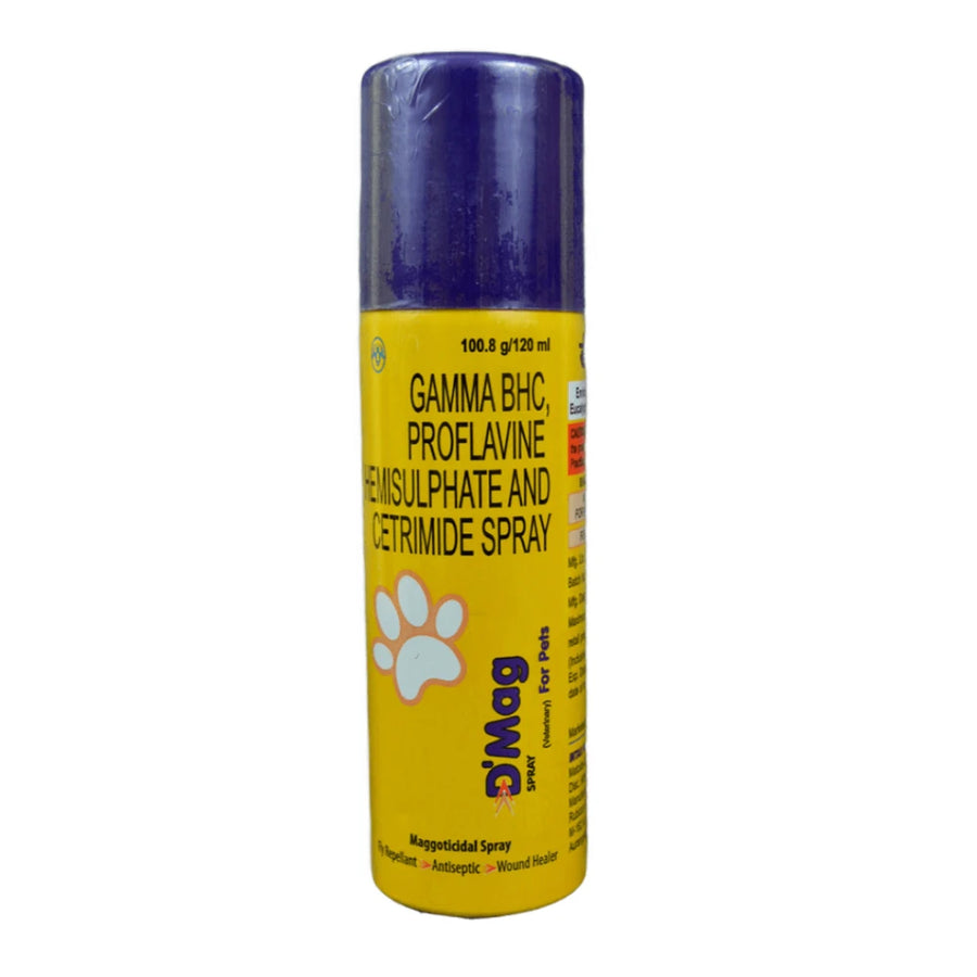 Intas D’ Mag Pet Wound Care Spray 120 ml