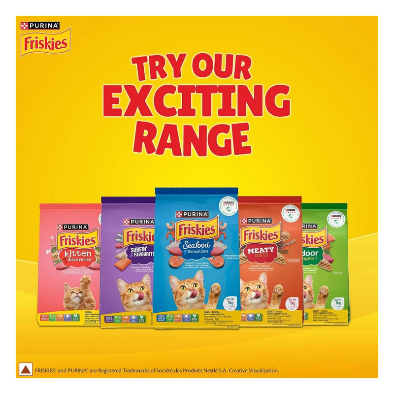 Purina Friskies Surfin' Favourites Adult Dry Cat Food 1kg - Image 10