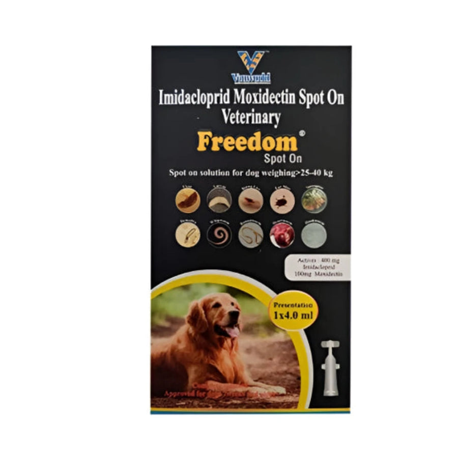 Venky's Freedom Spot On 4ml for Dogs (25–40kg)