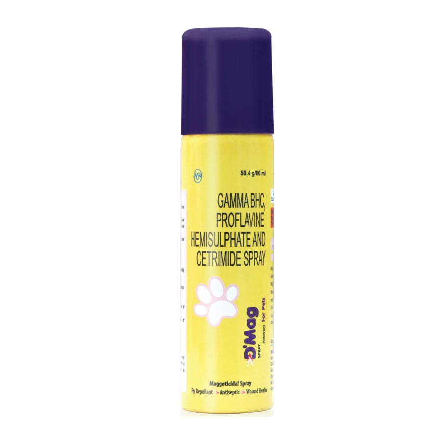Intas D’ Mag Pet Wound Care Spray 60 ml