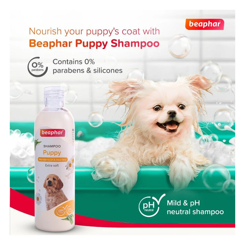 Beaphar Puppy Shampoo with Macadamia Oil & Aloe Vera 250ml - Image 5