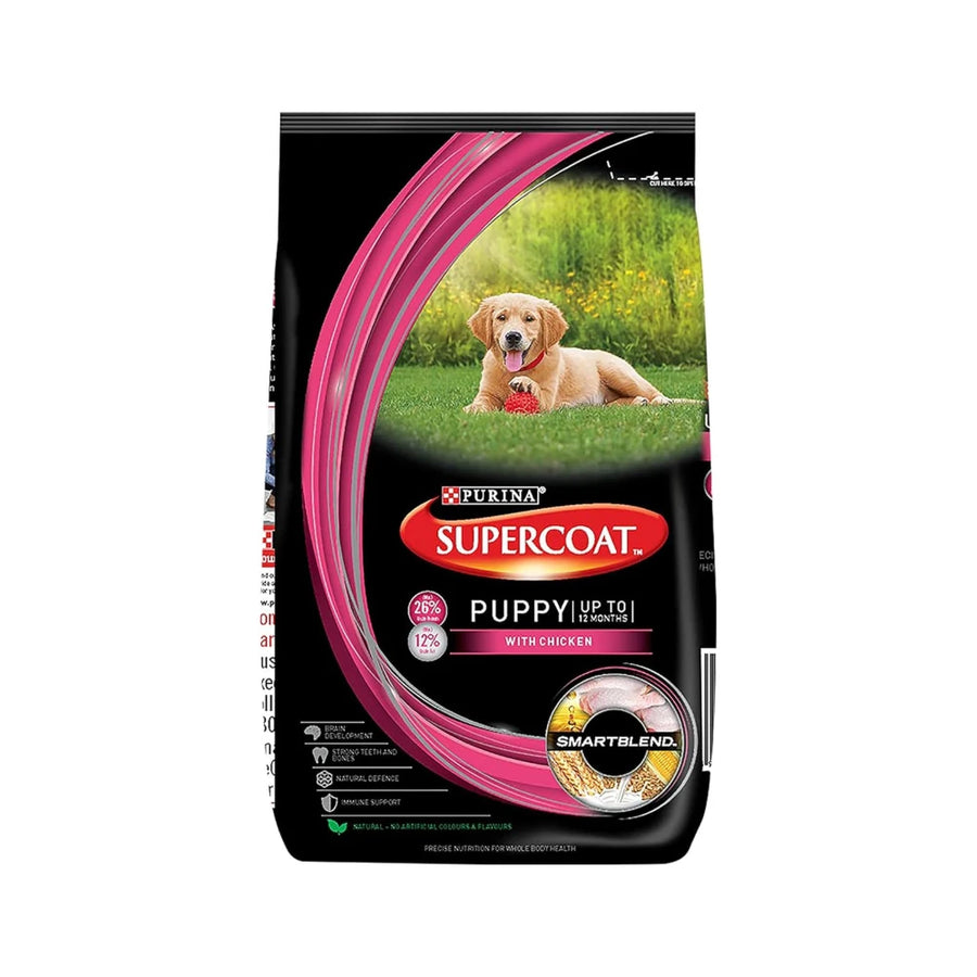 Purina Supercoat Puppy Chicken Dry Dog Food 2.5kg