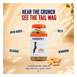 Purepet Biscuits Chicken Flavor Jar Photo 10