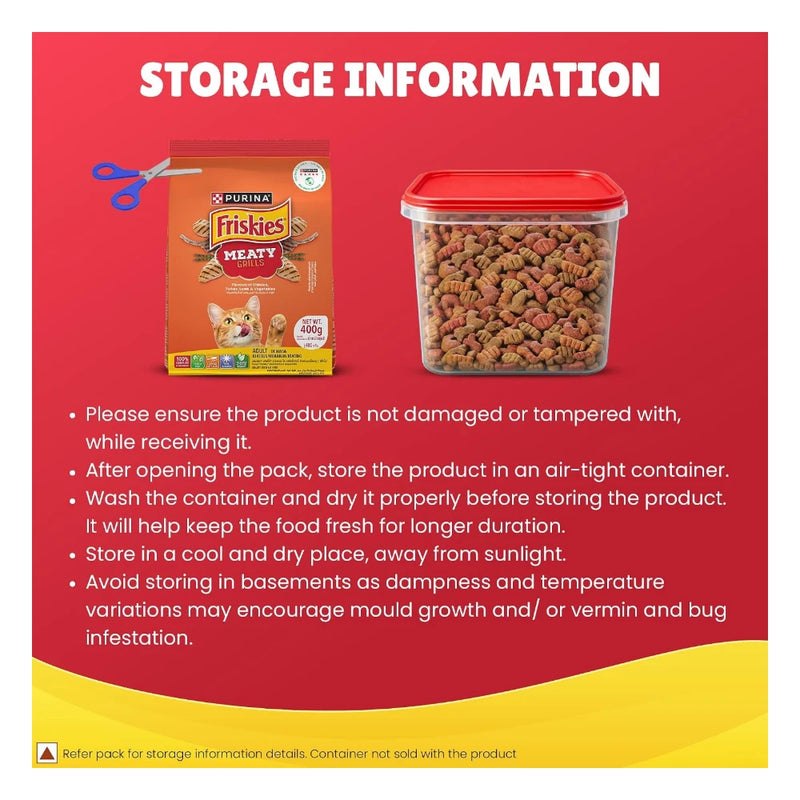 Purina Friskies Meaty Grills Adult Dry Cat Food 1kg - Image 9
