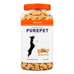 Purepet Biscuits Chicken Flavor Jar Photo 2