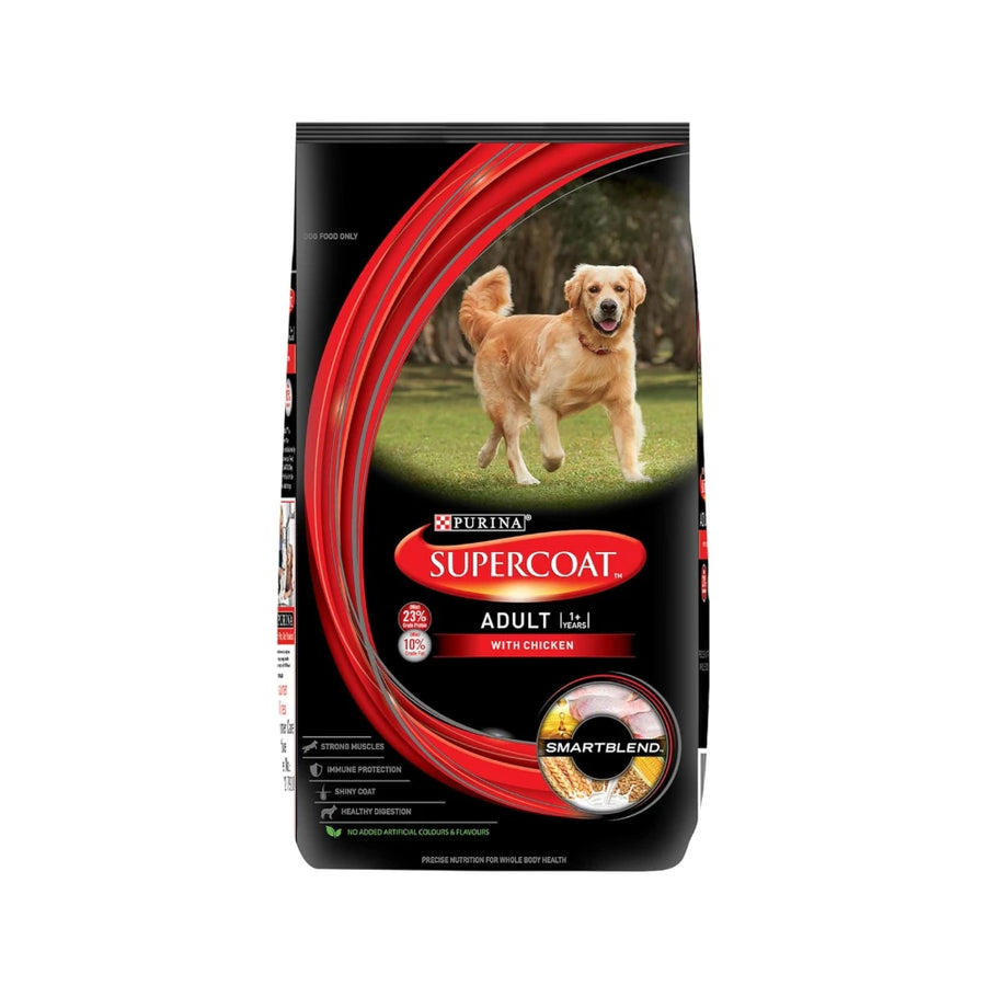 Purina Supercoat Adult All Breed Chicken Dry Dog Food 2.5kg