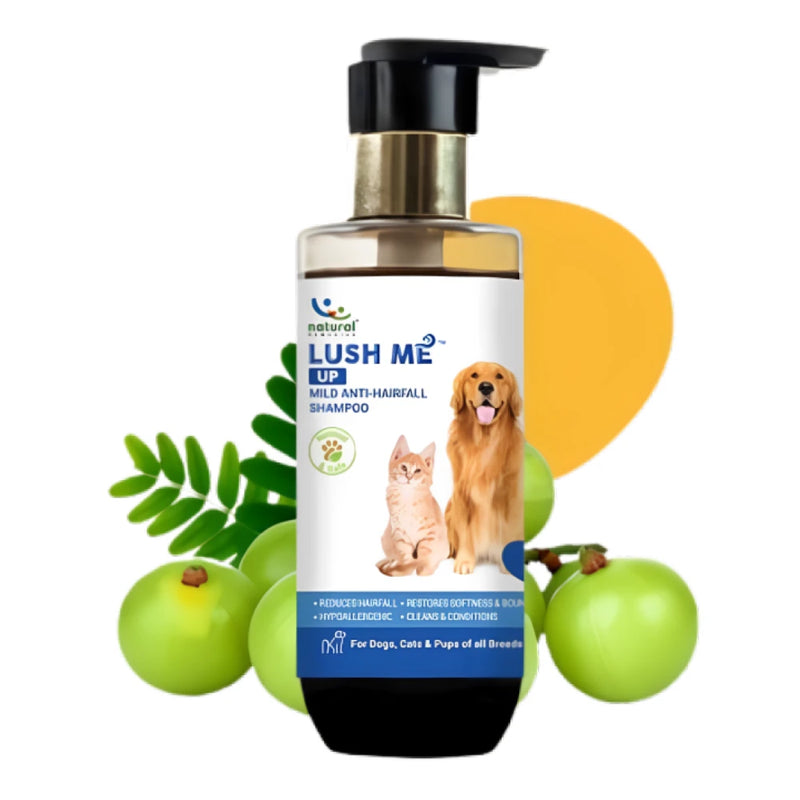 Natural Remedies Lush Me Up Anti-Hairfall Shampoo for Dogs & Cats - Image 2