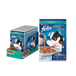 Purina Felix Tuna Gravy Lover, Wet Food for Adult Cats, Pack of 12 (12x70g) Photo 3