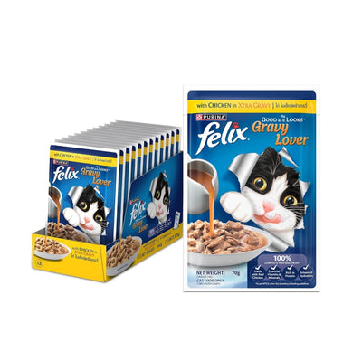 Felix Adult Chicken Wet Cat Food 70g