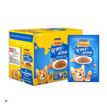 Purina Friskies Gravy-Licious Cat Food in Ocean Fish Flavour, Wet Cat Food, Balanced Nutrition, Pack of 12, (70g x 12), 840g Photo 1