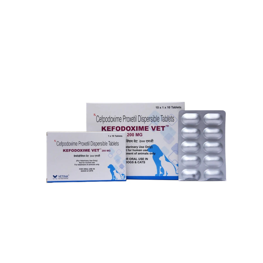 Kefodoxime Vet DT Tablets 200 mg (10 x 1 x 10 tablets)