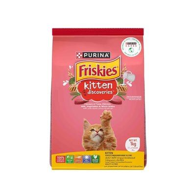 Purina Friskies Kitten Discoveries Dry Cat Food 1kg