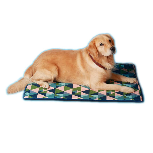 Furrfab Olive Prism Pet Dog Mat