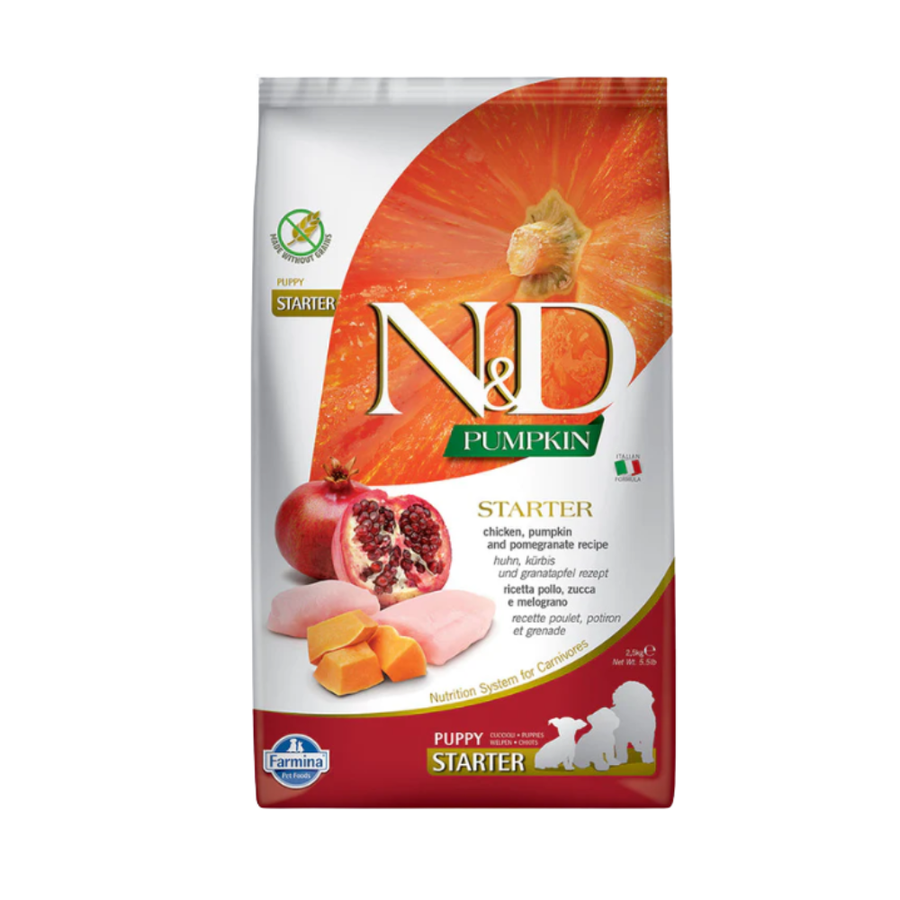 N&D Pumpkin Chicken Starter Puppy Dry Dog Food