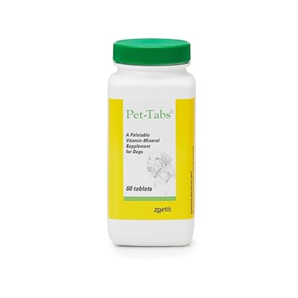 Zoetis Pet-Tabs Vitamin Mineral Supplement - 60 Tablets Ingredients