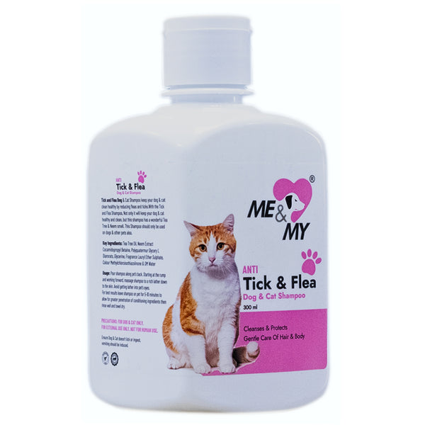 Me & My Anti Ticks & Flea Shampoo for Cats, 300ml Ingredients