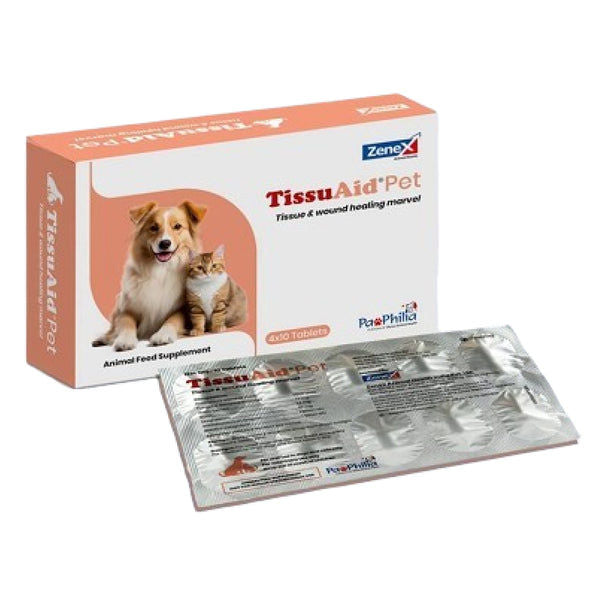 Zenex TissuAid Pet Tablets for Dogs and Cats Ingredients