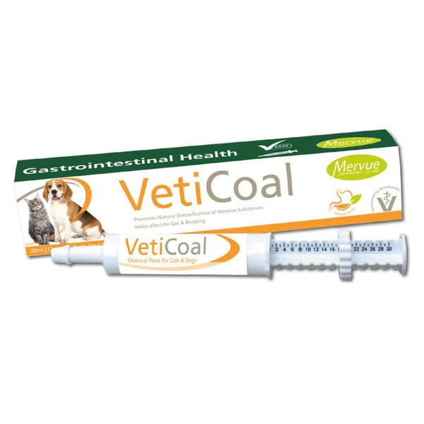 Opuspet Veticoal Charcoal Paste for Dogs and Cats, 30ml Ingredients