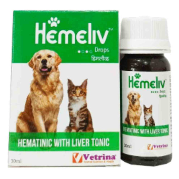 Vetrina Hemeliv Drop for Dogs and Cats, 30 ml (Pack of 2) Ingredients